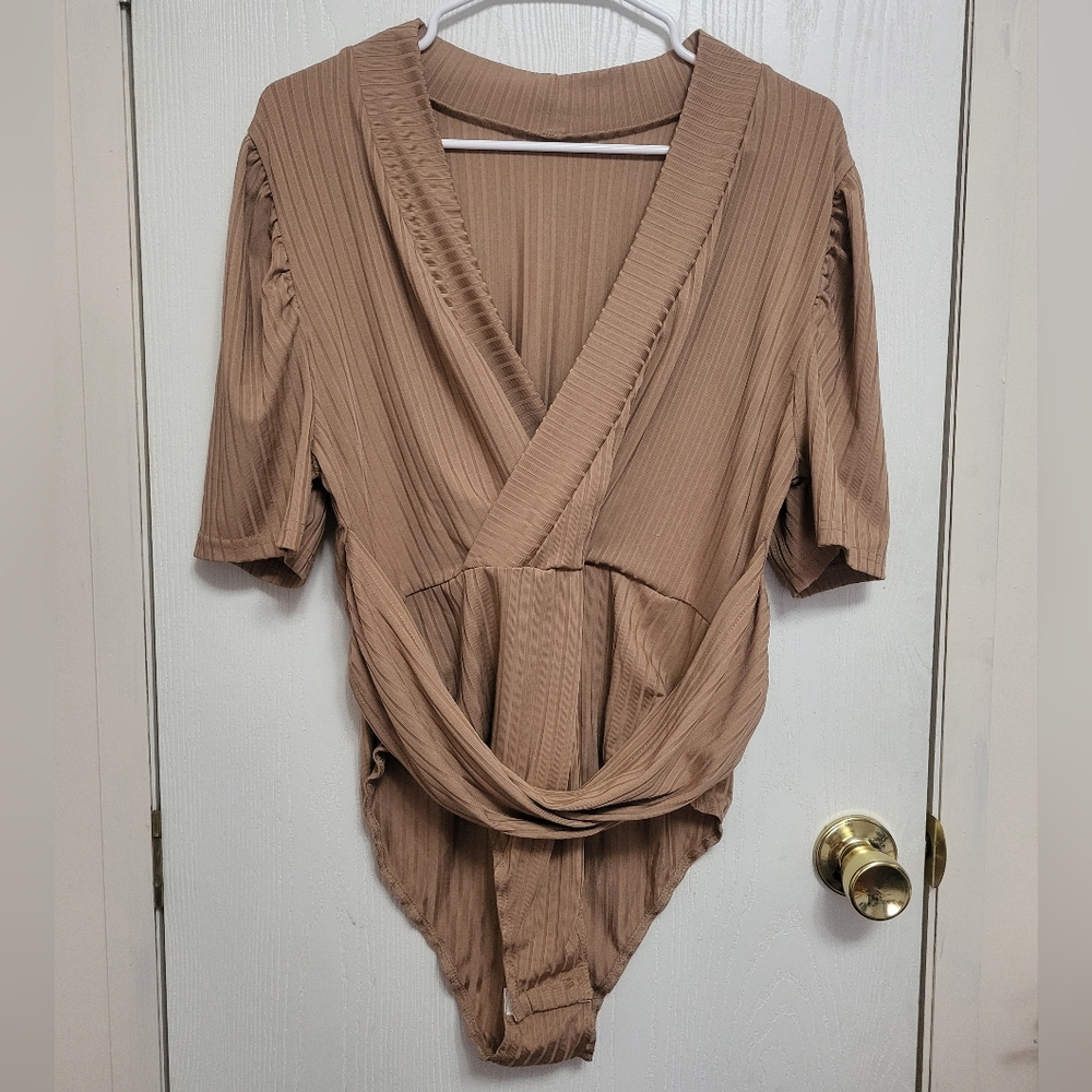 Elegant Tan Women's Top